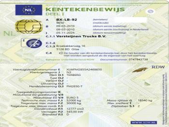 Terberg FM2850-T / 10x4 / PENZ CRANE / KRAN